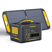 VTOMAN Powerstation 2200W Solargenerator Solarmodule LiFeP04 Batterie Tragbare