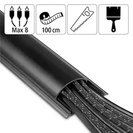 Hama Kabelkanal 100 cm, schwarz