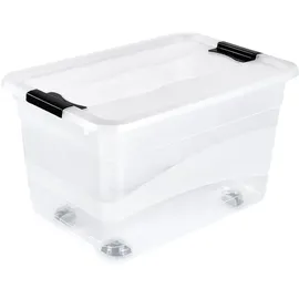 KEEEPER Aufbewahrungsbox Konrad 59,5 x 39,5 x 35 cm 3-tlg. transparent
