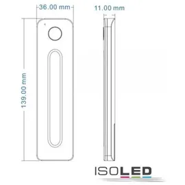 Fiai IsoLED Sys-Pro 1 Zonen Fernbedienung Slide