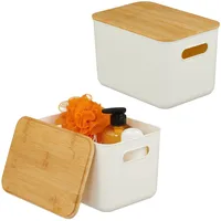 Relaxdays Aufbewahrungsbox, 2er Set,