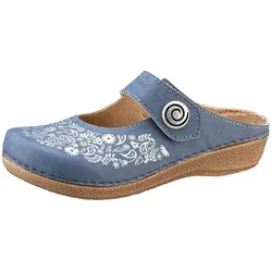 Franken-Schuhe Clog Franken-Schuhe jeansblau 39