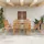 vidaXL Garten Essgruppe 7 pcs Braun Massivholz Akazie vidaXL