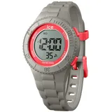 ICE-Watch - Ice Digit Dusty Coral - Graue Jungen/Unisexuhr mit Plastikarmband - 021623 (Small)