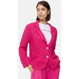 PM SELECTED Damen Edler Leinen Kurzblazer Business Blazer mit Reverskragen in Einheitsgröße PM53