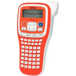 Brother Beschriftungsgerät P-Touch PT-H100R, Mobiles Gerät für TZe-Schriftbänder in den Breiten 3,5 - 12 mm, Druckgeschwindigkeit: 20 mm