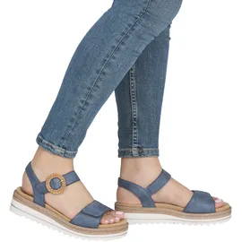 remonte Keilsandalette Damen Blau 41