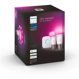 Philips Hue White & Color Ambiance E27 1100 lm 2 St. + Bridge