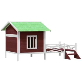 vidaXL Hundehütte Mokka 159 x 120 x 88,5 cm Holz Braun