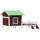 vidaXL Hundehütte Mokka 159 x 120 x 88,5 cm Holz Braun