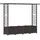vidaXL Hochbeet mit Rankgitter und Dach 203 x 40 x 138 cm Braun