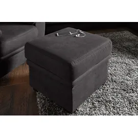 sit&more Hocker Savoni Kunstleder 100 x 46 x 65 cm Grau