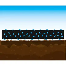 Primaster Perlschlauch Poroso 20 m schwarz