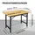 Trutzholm Arbeitstisch Holz/Metall 100 x 60 x 75 cm schwarz klappbar 150 kg