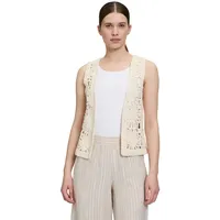 Cartoon Sommerweste mit V-Ausschnitt in beige | Gr.: 34