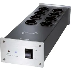 Dynavox HiFi-Steckdosenleiste X4100S silber