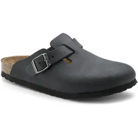 Birkenstock Boston Nubukleder geölt schwarz 46