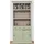 Casa Padrino Weinschrank 103 x 36 x 210 cm Hellgrün / Grau