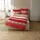 Casatex Garmisch rot 155 x 220 cm + 80 x 80 cm