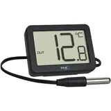 TFA Digitales Thermometer Schwarz