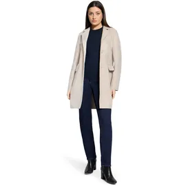 Betty Barclay Wollmantel mit Reverskragen Offwhite melange, 40