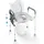 Vevor Toilettensitzerhöhung 7-fach Höhenverstellbar 655-805 mm Tragkraft 158 kg gepolstert weiß