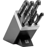 Zwilling Gourmet Selbstschärfender Messerblock 7-tlg. Schwarz