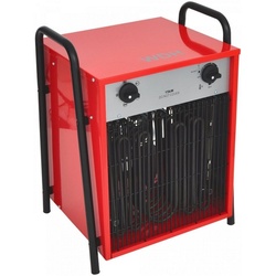 WDH Heizlüfter Elektroheizer WDH-IFH15 (15kW), 15000 W, – mit integriertem Gebläse rot