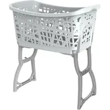 Bischof Wäschekorb mit Standteilen, Tragegriffen, ergonomische Form