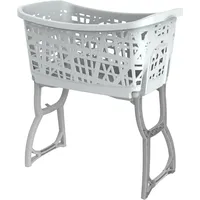 Bischof Wäschekorb mit Standteilen, Tragegriffen, ergonomische Form