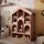 lookway Babyregal Babushka 90 x 119 x 39 cm Holz lackiert rosa