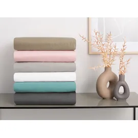 otto home Spannbettlaken Jersey-Elasthan 140 x 200 cm blau