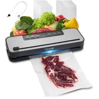Vevor Vakuumiergerät, Vakuumierer, Folienschweißgerät, 100W 10 Beutel