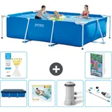Rechteckiger Frame Pool - 300x200x75 Cm - 7-teilig  S62