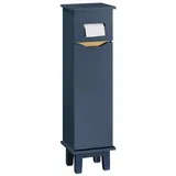 SoBuy Freistehend Toilettenrollenhalter Toilettenschrank Blau, Bzr192-b