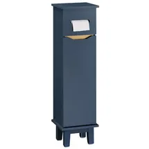 SoBuy Freistehend Toilettenrollenhalter Toilettenschrank Blau, Bzr192-b