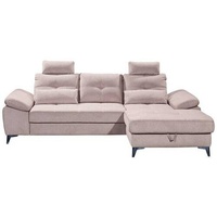 ED EXCITING DESIGN Ecksofa rosa