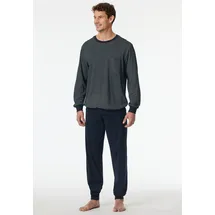 SCHIESSER Pyjama Comfort Essentials Blau XL