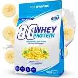 6Pak Nutrition 80 Whey Protein 908 g Banana