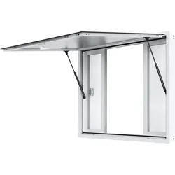 VEVOR Imbissstand Servierfenster Food Truck Service Markise 943x110mm Aluminium