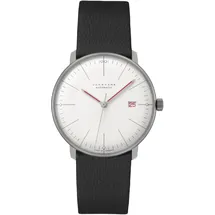 JUNGHANS max Bill Automatic Bauhaus Lederband Schwarz