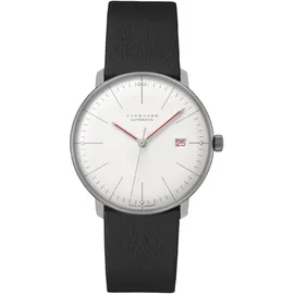 JUNGHANS max Bill Automatic Bauhaus Lederband Schwarz