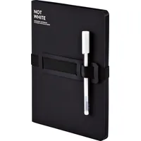 Nuuna Not White Blanko Notizbuch L 144 Seiten schwarz