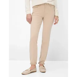 Brax Damen Five-Pocket-Hose Style SHAKIRAALMOND, braun, Gr. 34