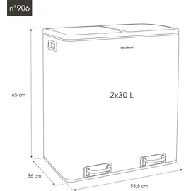 Les Collectors Treteimer N°906 60 l Grau
