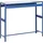 Beliani Bartisch MAENZA 120 x 40 x 105 cm Blau/Silber