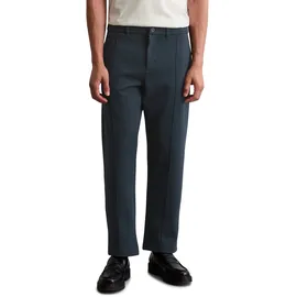 Marc O'Polo "aus Bio-Baumwoll-Mix", Herren, Gr. XL, Normalgrößen, blau (schwarz navy), Obermaterial: 91% Baumwolle, 6% Polyester, 3% Elasthan, unifarben, relaxed fit normal, Hosen Jerseyhose