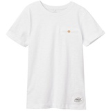 name it - T-Shirt Nkmvincent in bright white, Gr.122/128,