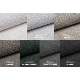 kaiser möbel Couch, 2-Sitzer Sofa modular, Bouclé-Stoff Abriamo, Dunkelgrün, Selia - dunkelgrün