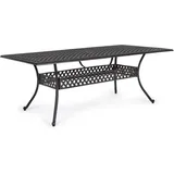 BIZZOTTO Ivrea Gartentisch 213 x 107 x 73 cm Anthrazit